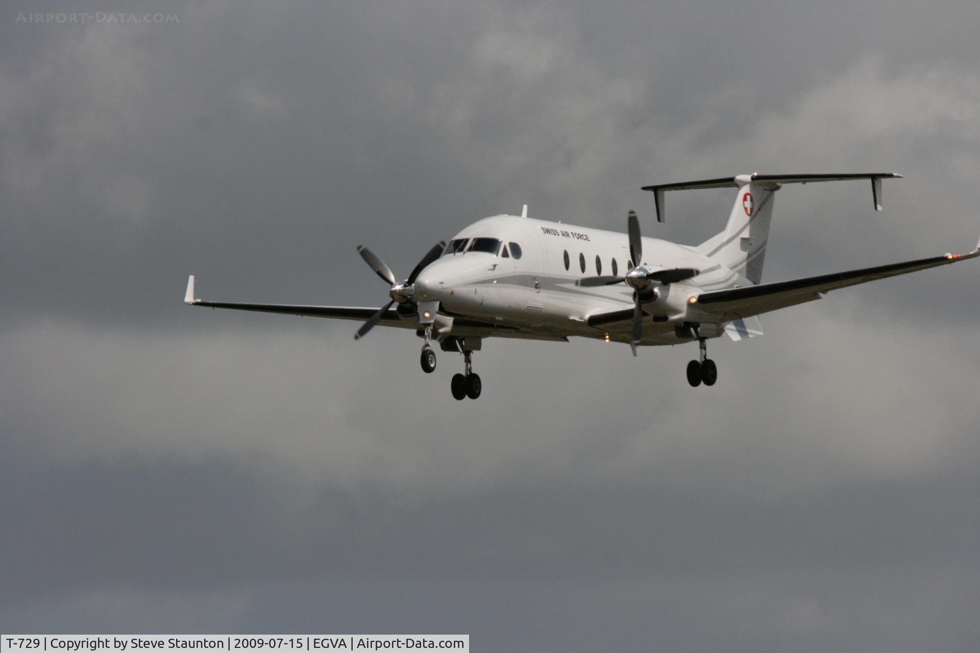 T-729, 1997 Beech 1900D C/N UE-288, Taken at the Royal International Air Tattoo 2009