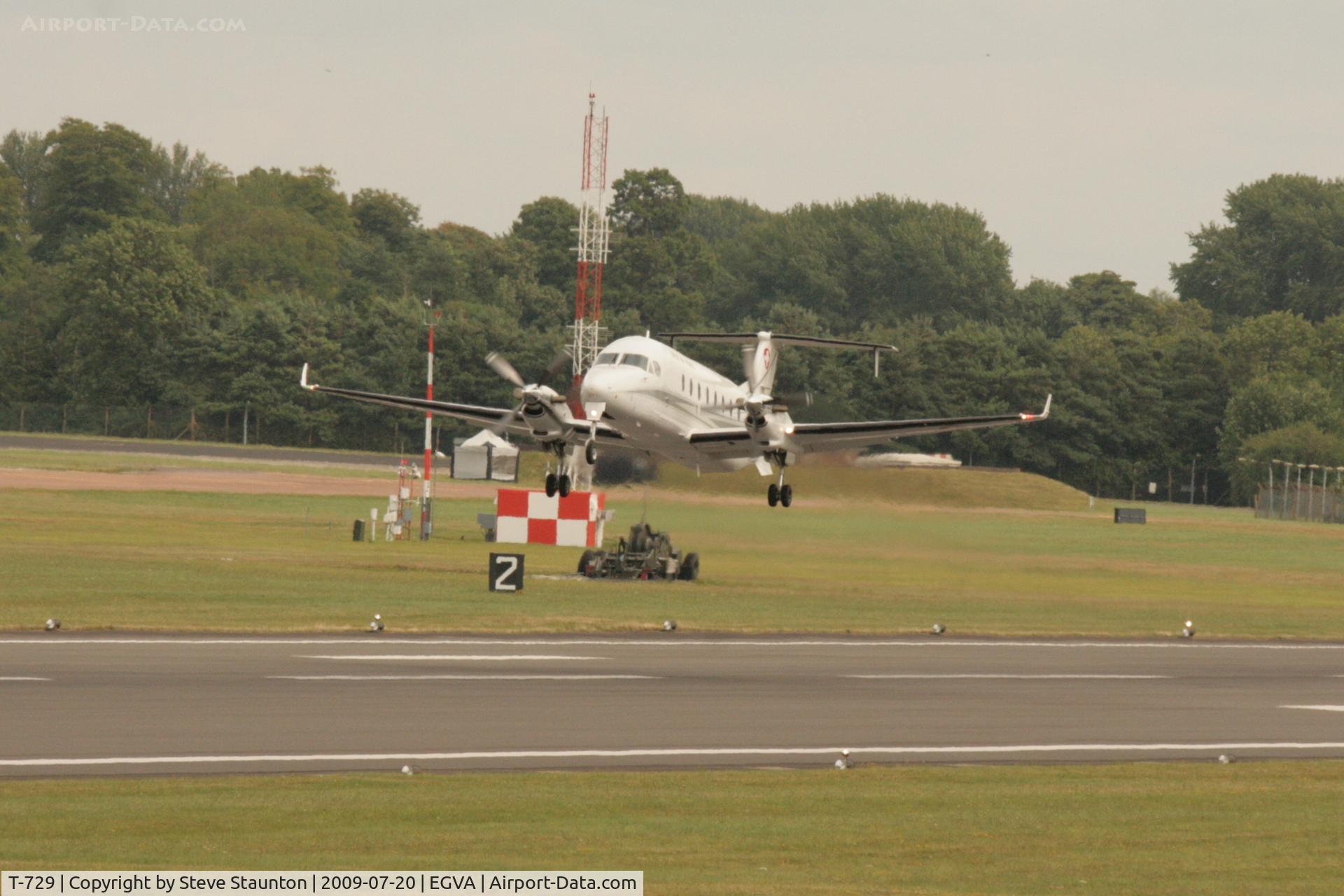 T-729, 1997 Beech 1900D C/N UE-288, Taken at the Royal International Air Tattoo 2009