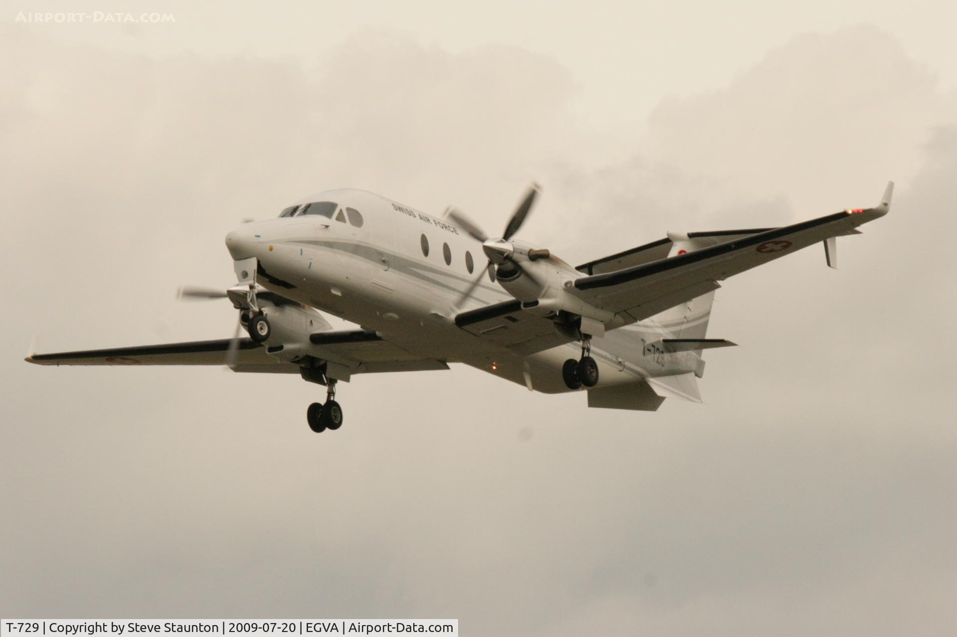 T-729, 1997 Beech 1900D C/N UE-288, Taken at the Royal International Air Tattoo 2009