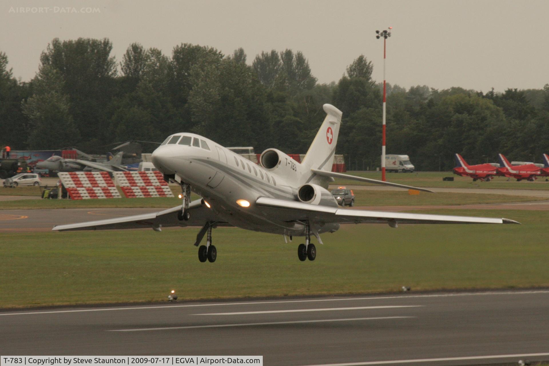 T-783, Dassault Falcon 50 C/N 67, Taken at the Royal International Air Tattoo 2009