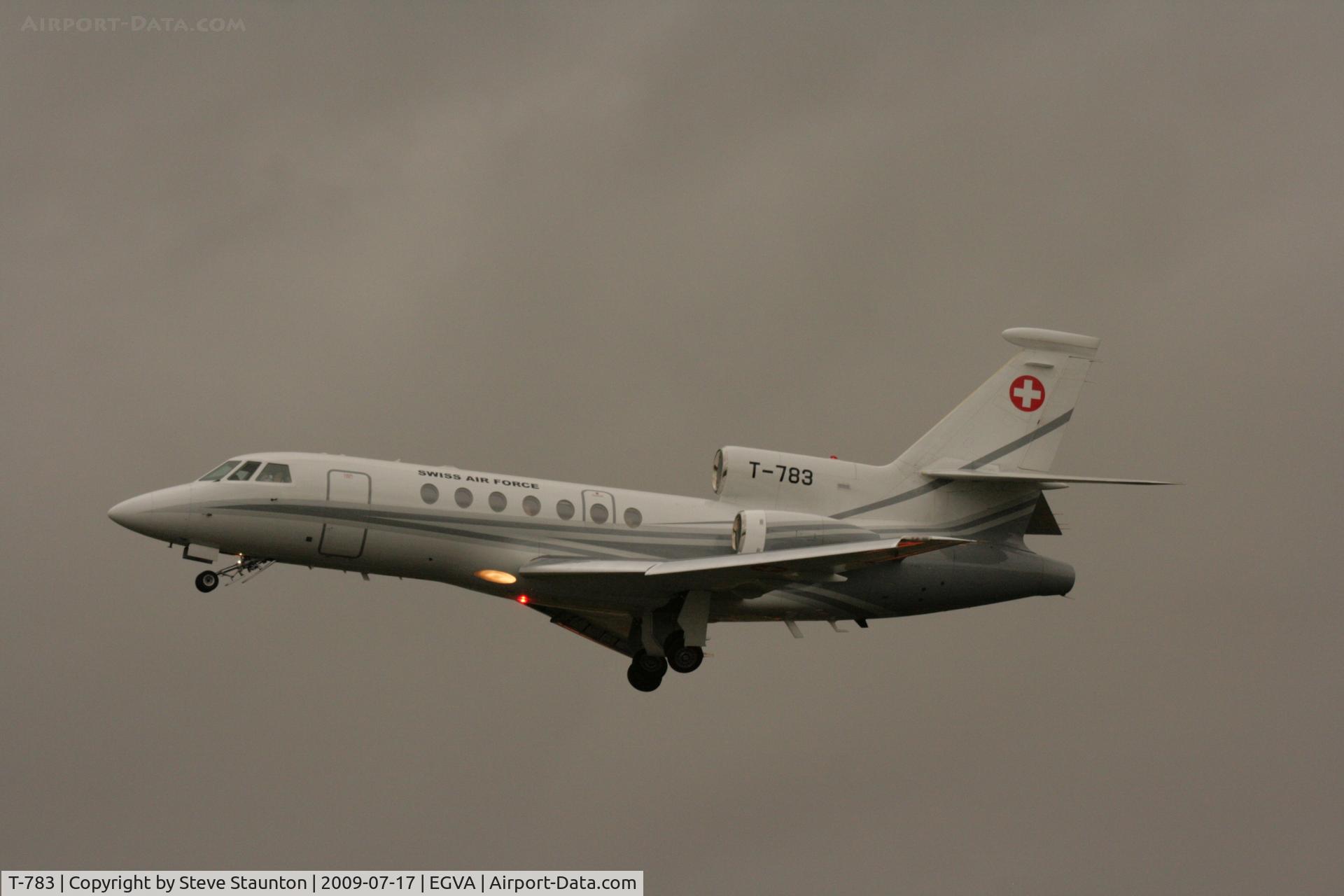 T-783, Dassault Falcon 50 C/N 67, Taken at the Royal International Air Tattoo 2009