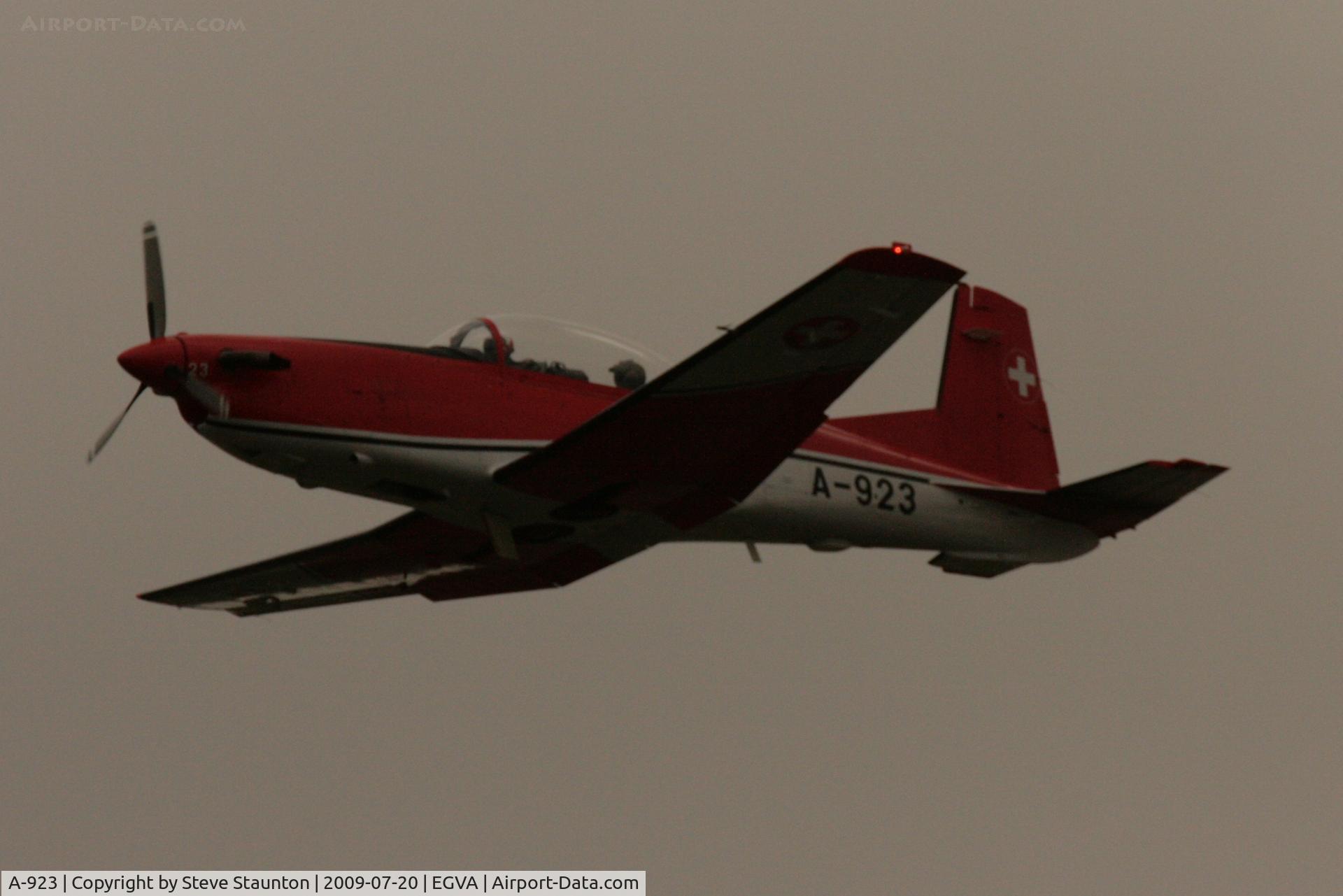 A-923, 1983 Pilatus PC-7 Turbo Trainer C/N 331, Taken at the Royal International Air Tattoo 2009