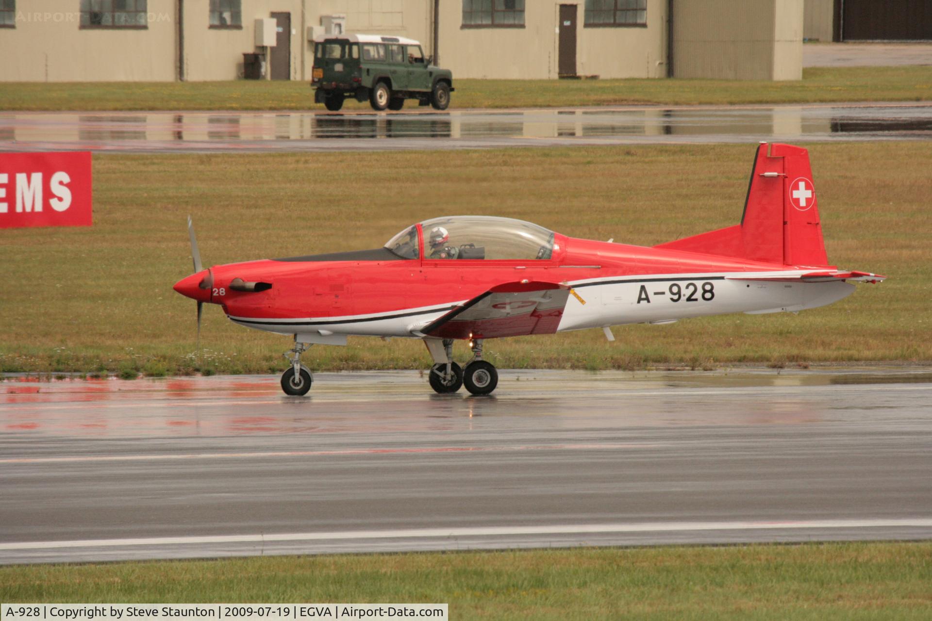 A-928, 1983 Pilatus PC-7 Turbo Trainer C/N 336, Taken at the Royal International Air Tattoo 2009