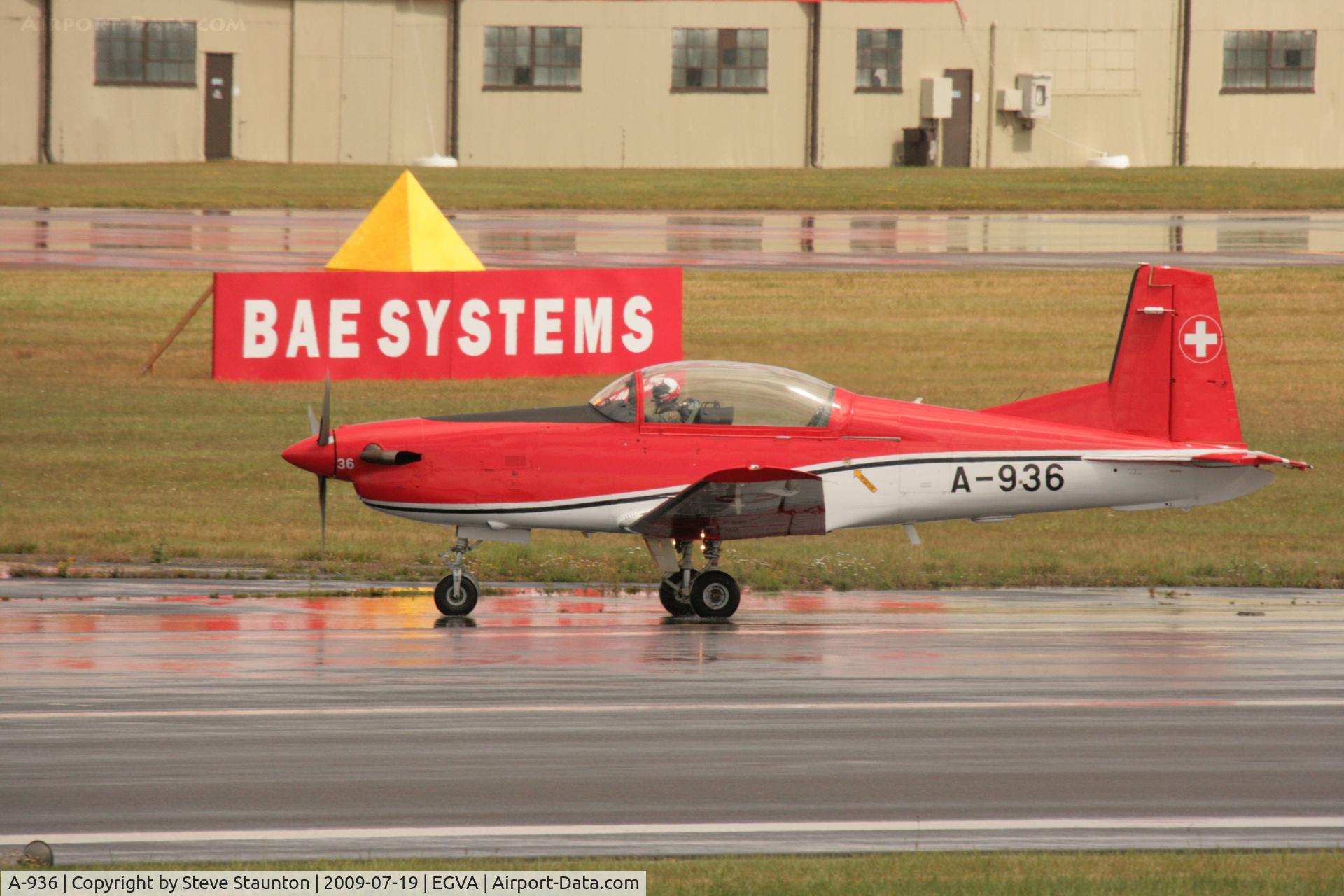 A-936, 1983 Pilatus PC-7 Turbo Trainer C/N 344, Taken at the Royal International Air Tattoo 2009