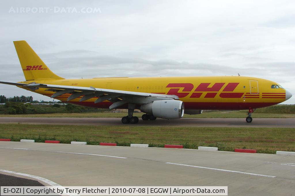 EI-OZI, 1982 Airbus A300B4-203(F) C/N 219, DHL's 1982 Airbus A300B4-203, c/n: 219 at Luton