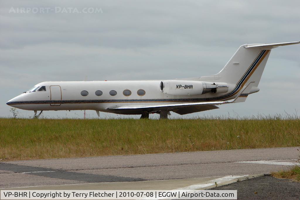 VP-BHR, 1982 Grumman Gulfstream III C/N 346, Gulfstream at Luton