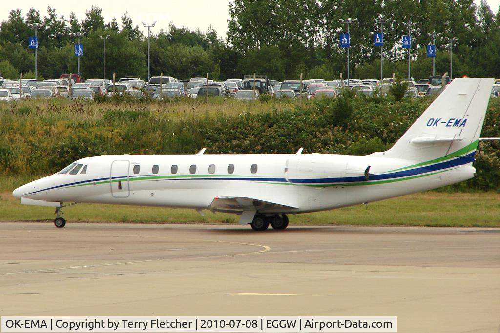 OK-EMA, 2009 Cessna 680 Citation Sovereign C/N 680-0279, Czech Citation Sovereign at Luton
