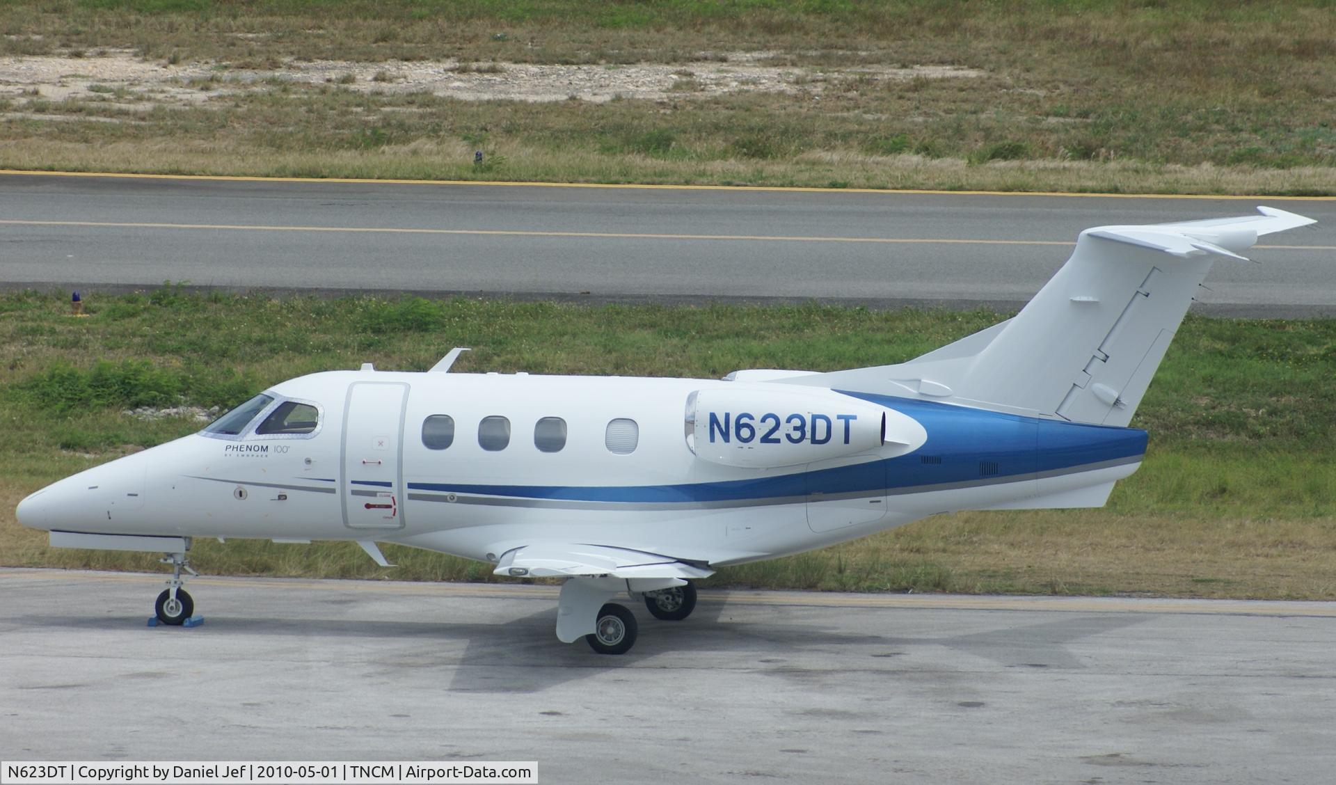 N623DT, 2007 Hawker Beechcraft C90GTI King Air C/N LJ-1858, N623DT park at the cargo ramp at TNCM