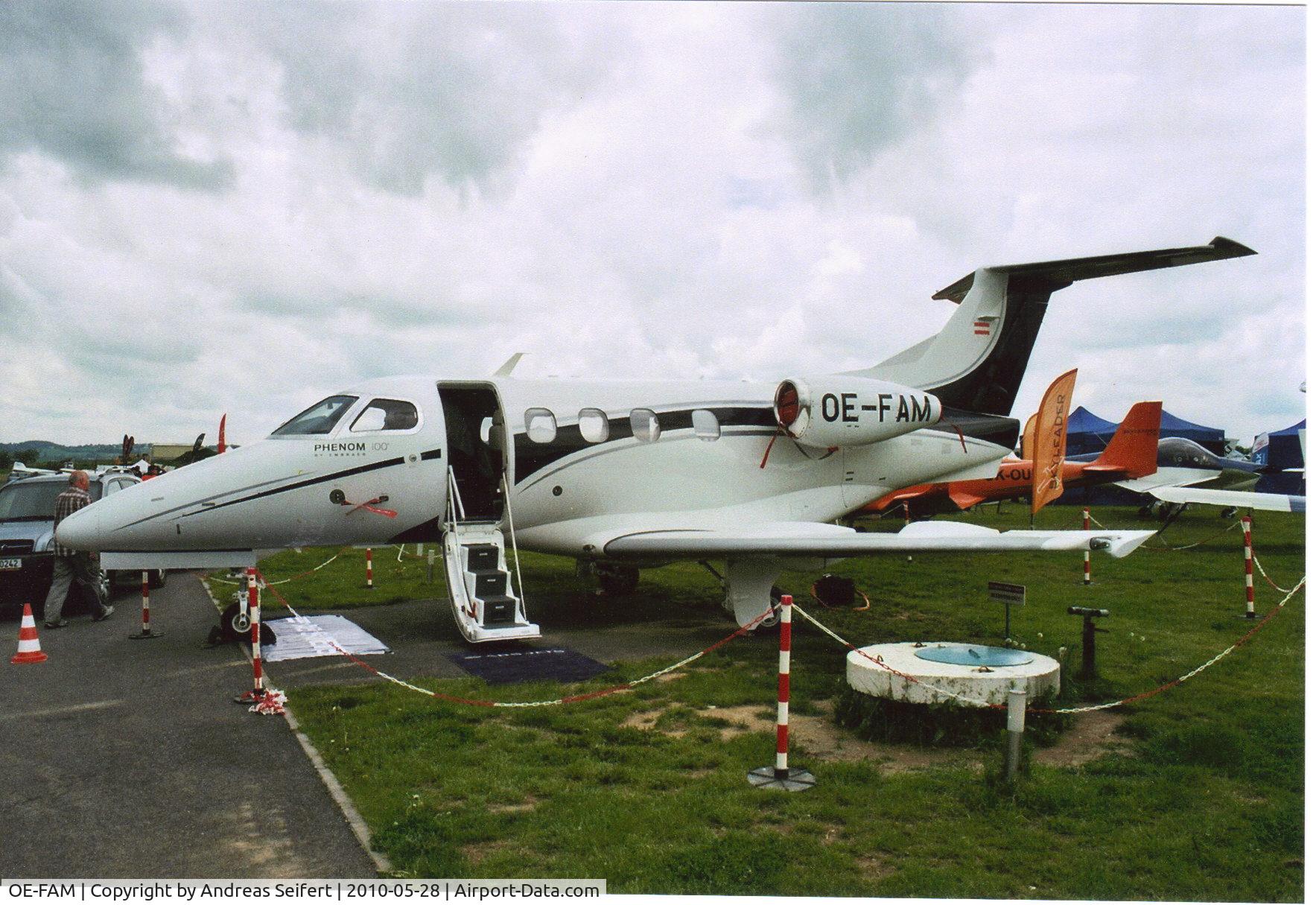 OE-FAM, 2009 Embraer EMB-500 Phenom 100 C/N 50000100, Aero Expo Pribram 28.5.2010