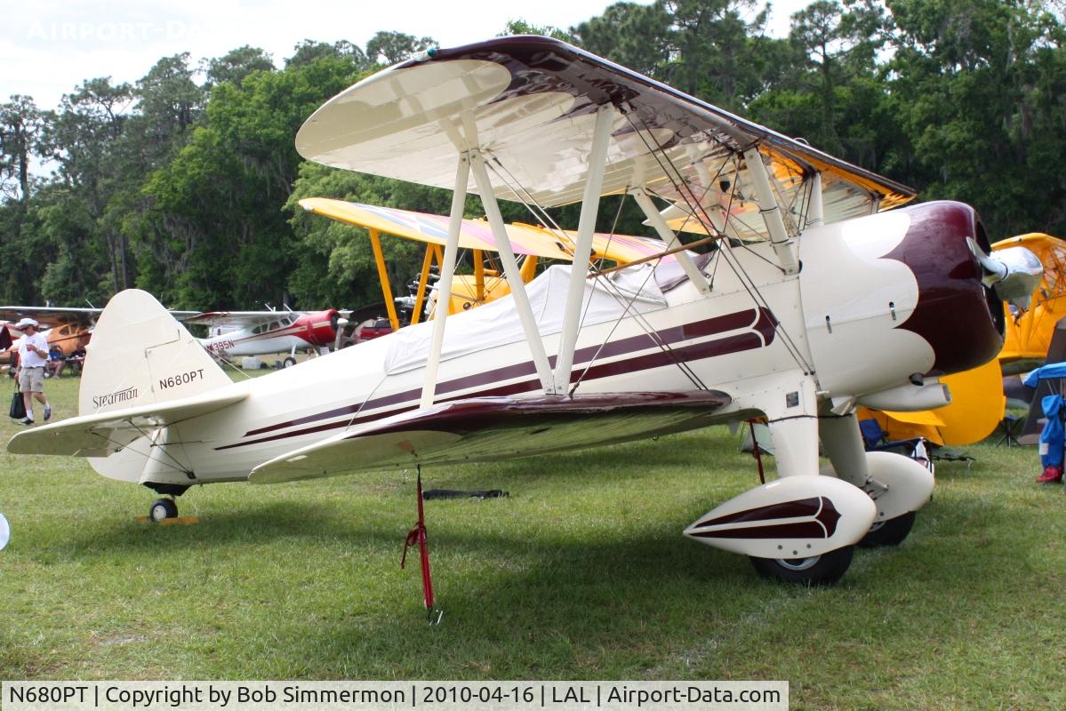 N680PT, 1944 Boeing A75N1 C/N 75-2028, Sun N Fun 2010