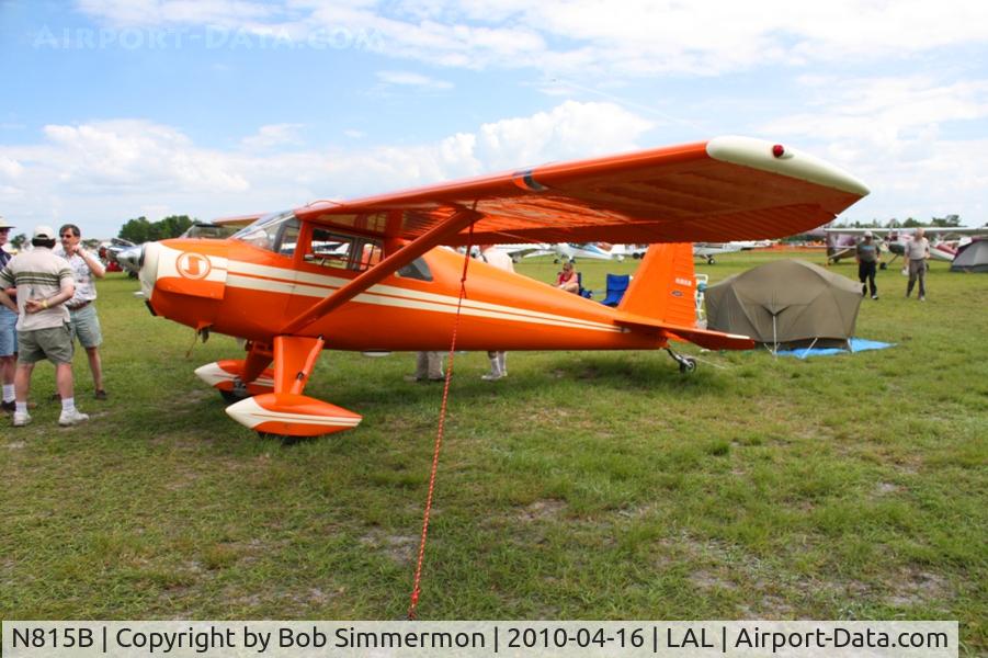 N815B, 1950 Luscombe 8F Silvaire C/N 6745, Sun N Fun 2010