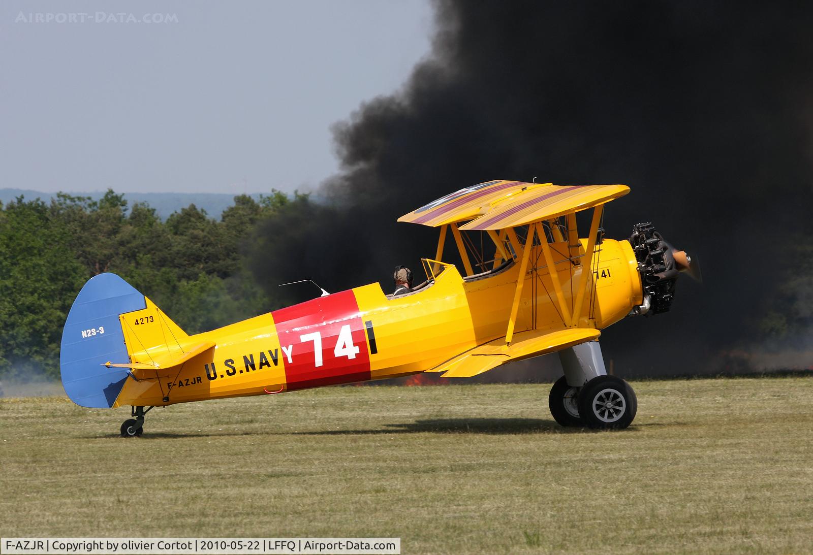 F-AZJR, 1942 Boeing-Stearman PT-13D (E75) C/N 75-5656, Ferte alais airshow 2010