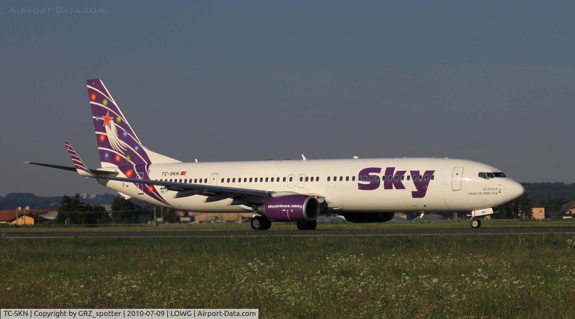 TC-SKN, 2009 Boeing 737-94X/ER C/N 36086, Sky 739...great visitor