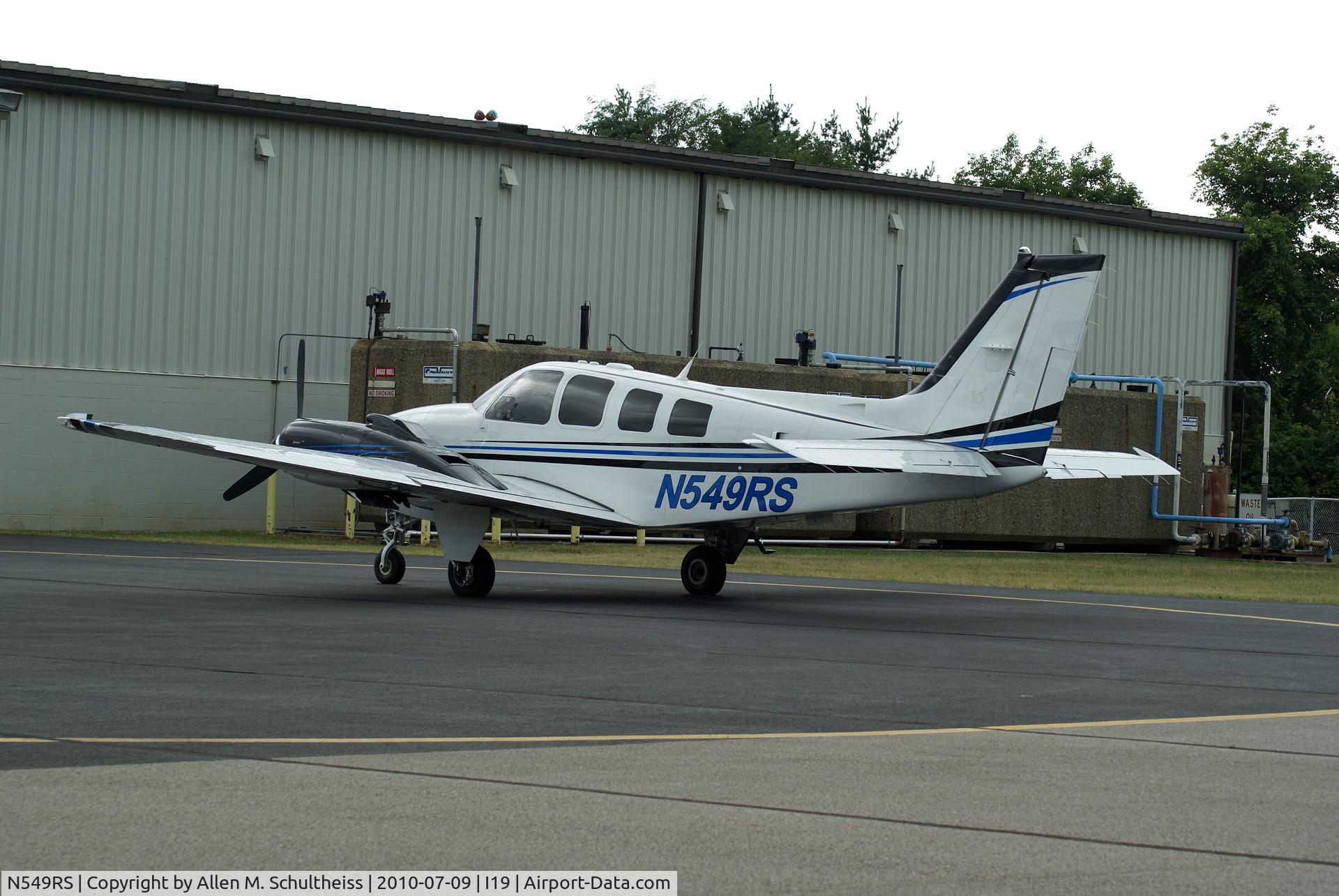 N549RS, Raytheon Aircraft Company G58 Baron C/N TH-2157, Beech Barron G58