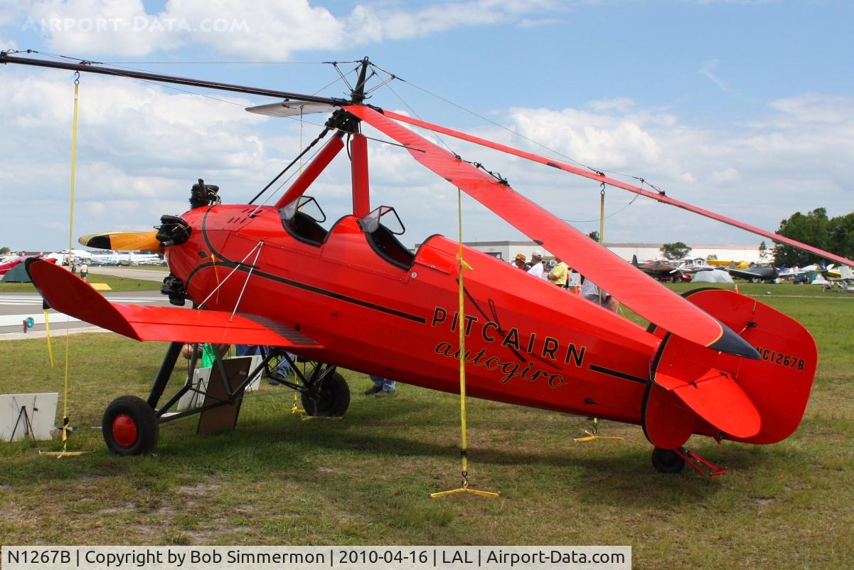 N1267B, 1932 Pitcairn PA-18 C/N G-65, Sun N Fun 2010