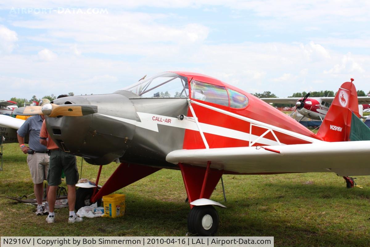N2916V, 1951 Callair A-2 C/N 132, Sun N Fun 2010
