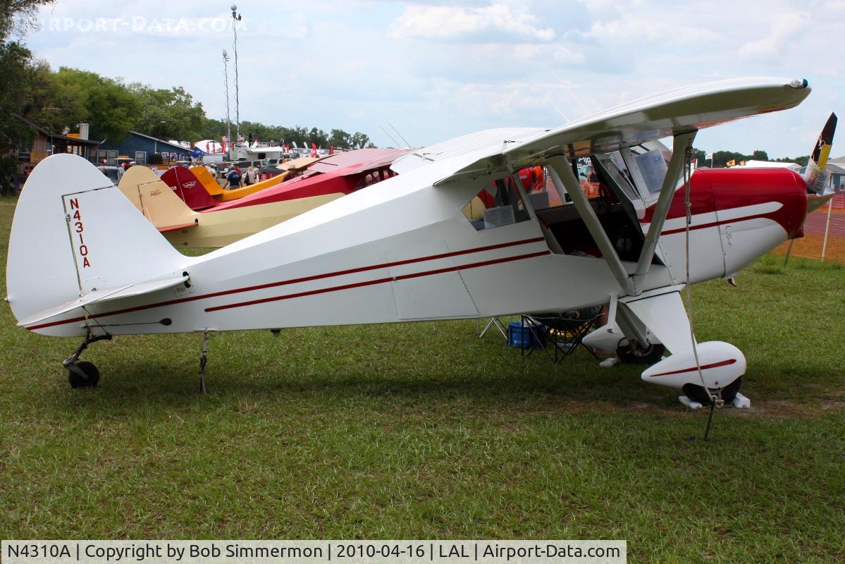 N4310A, 1956 Piper PA-22-150 C/N 22-3662, Sun N Fun 2010