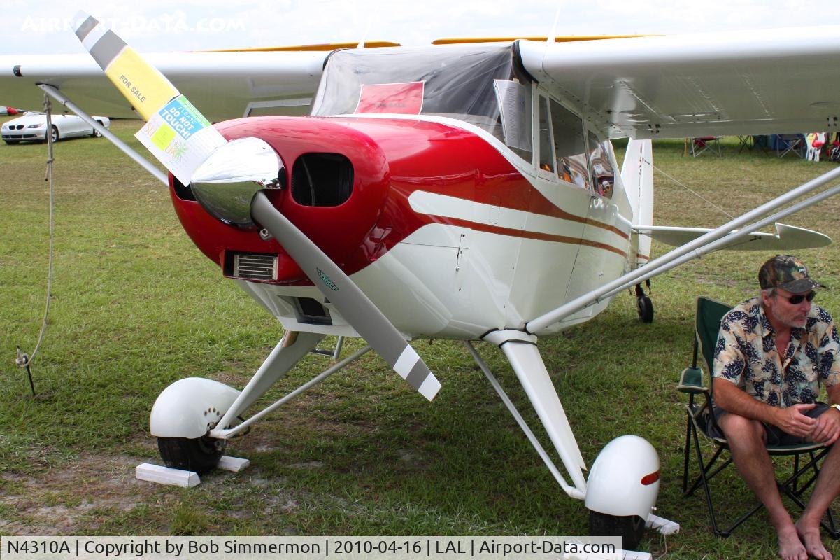 N4310A, 1956 Piper PA-22-150 C/N 22-3662, Sun N Fun 2010