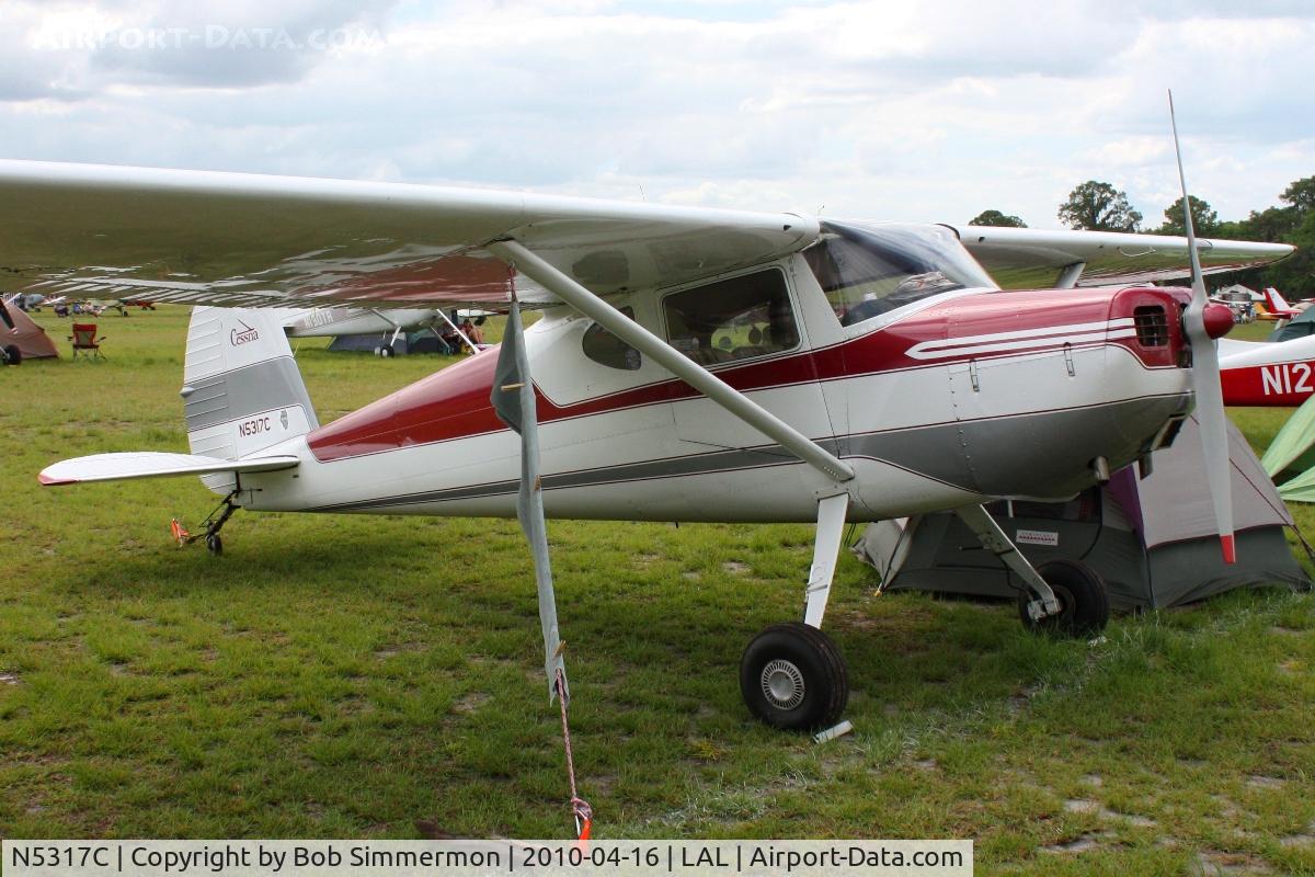 N5317C, 1950 Cessna 140A C/N 15437, Sun N Fun 2010