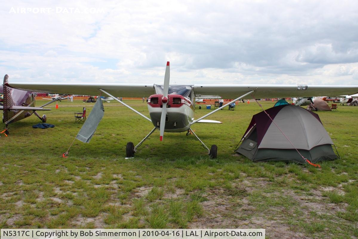 N5317C, 1950 Cessna 140A C/N 15437, Sun N Fun 2010