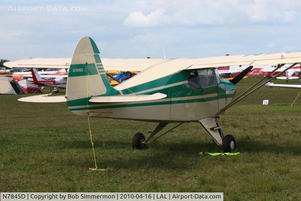N7845D, 1957 Piper PA-22-150 Tri-Pacer C/N 22-5495, Sun N Fun 2010