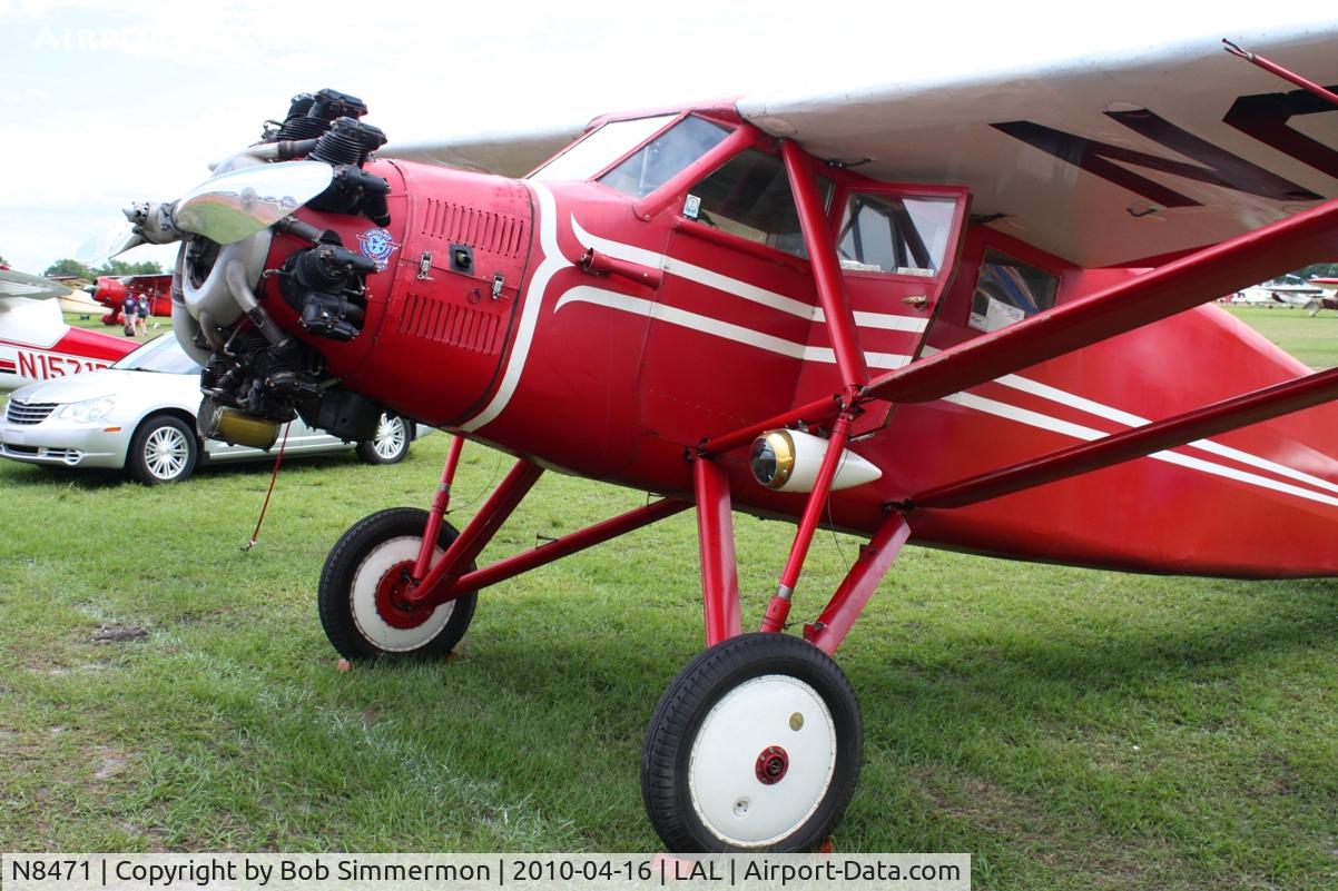 N8471, 1929 Stinson SM-2AA C/N 1069, Sun N Fun 2010