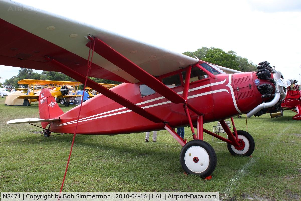 N8471, 1929 Stinson SM-2AA C/N 1069, Sun N Fun 2010