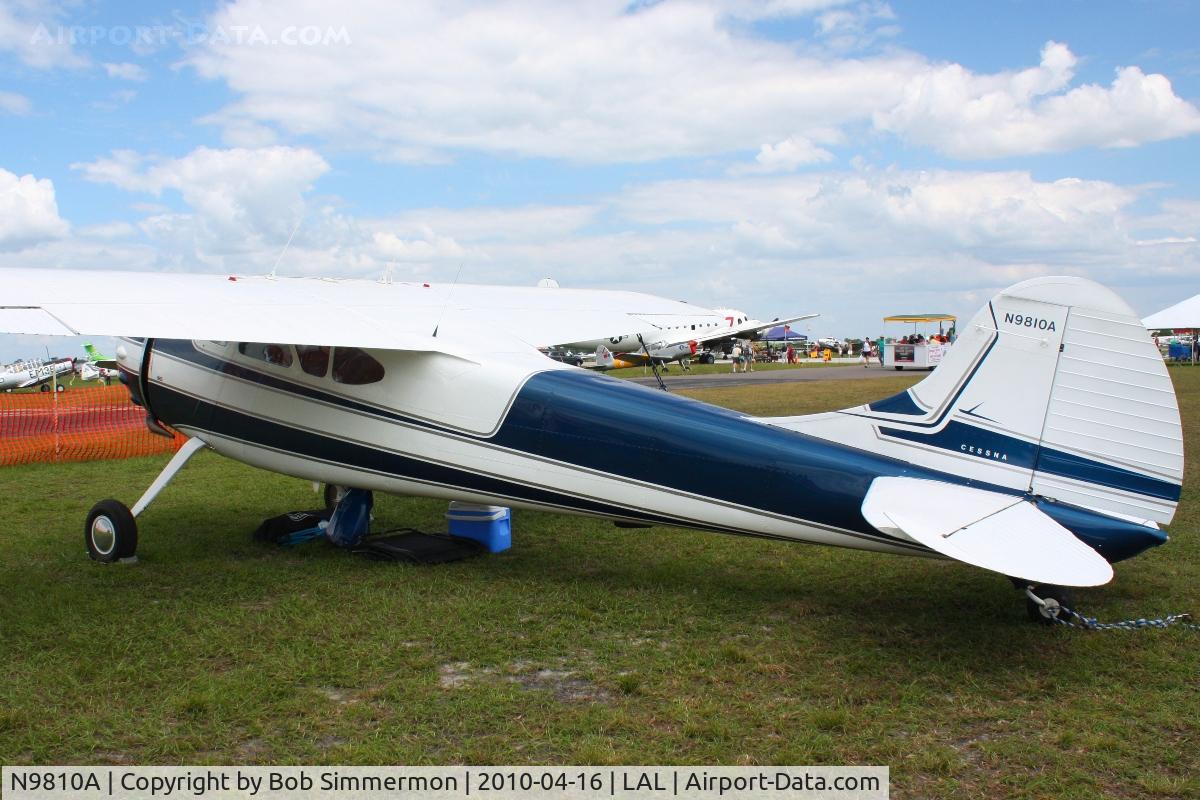 N9810A, 1950 Cessna 195 C/N 7489, Sun N Fun 2010