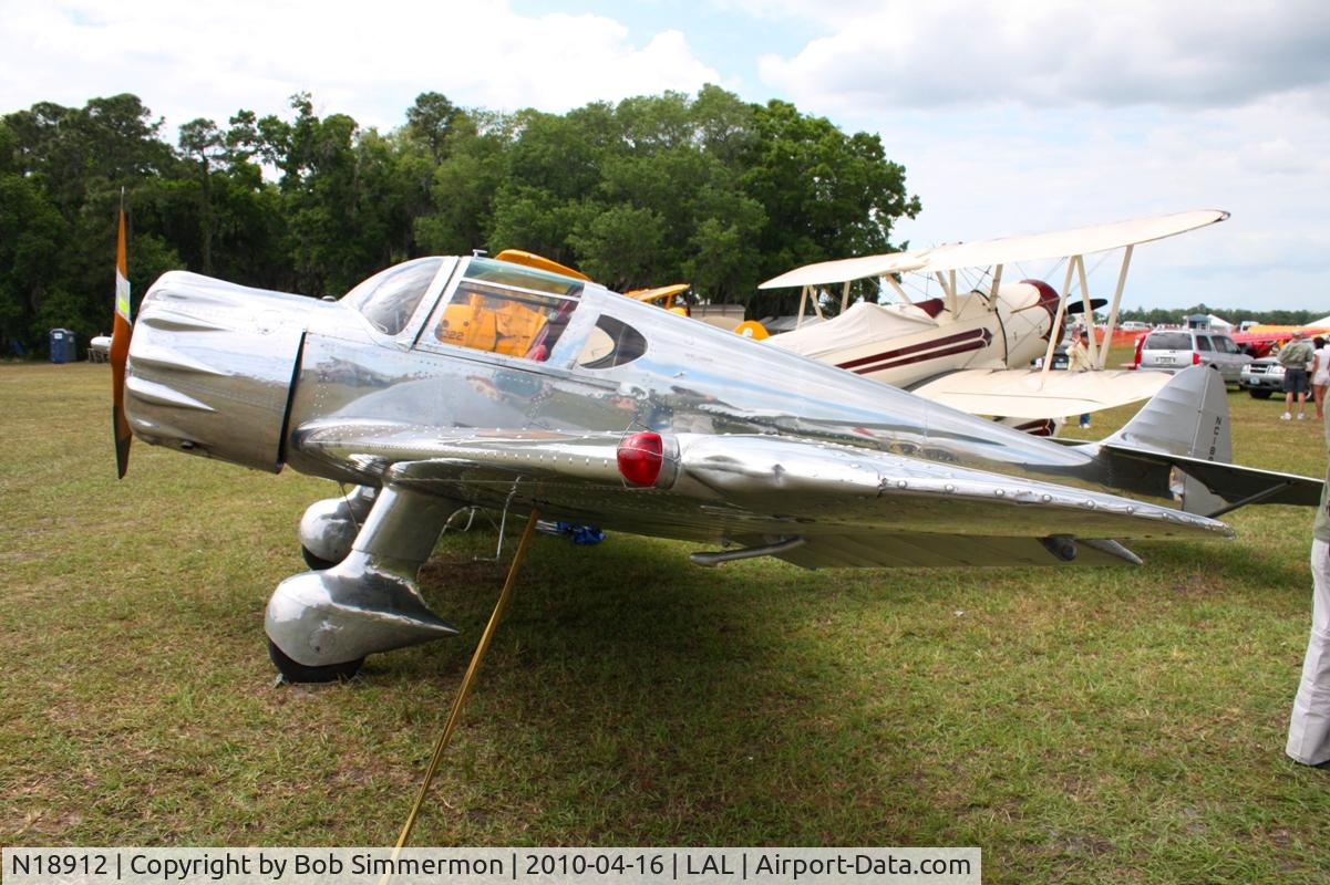 N18912, 1938 Ryan Aeronautical SCW-145 C/N 206, Sun N Fun 2010