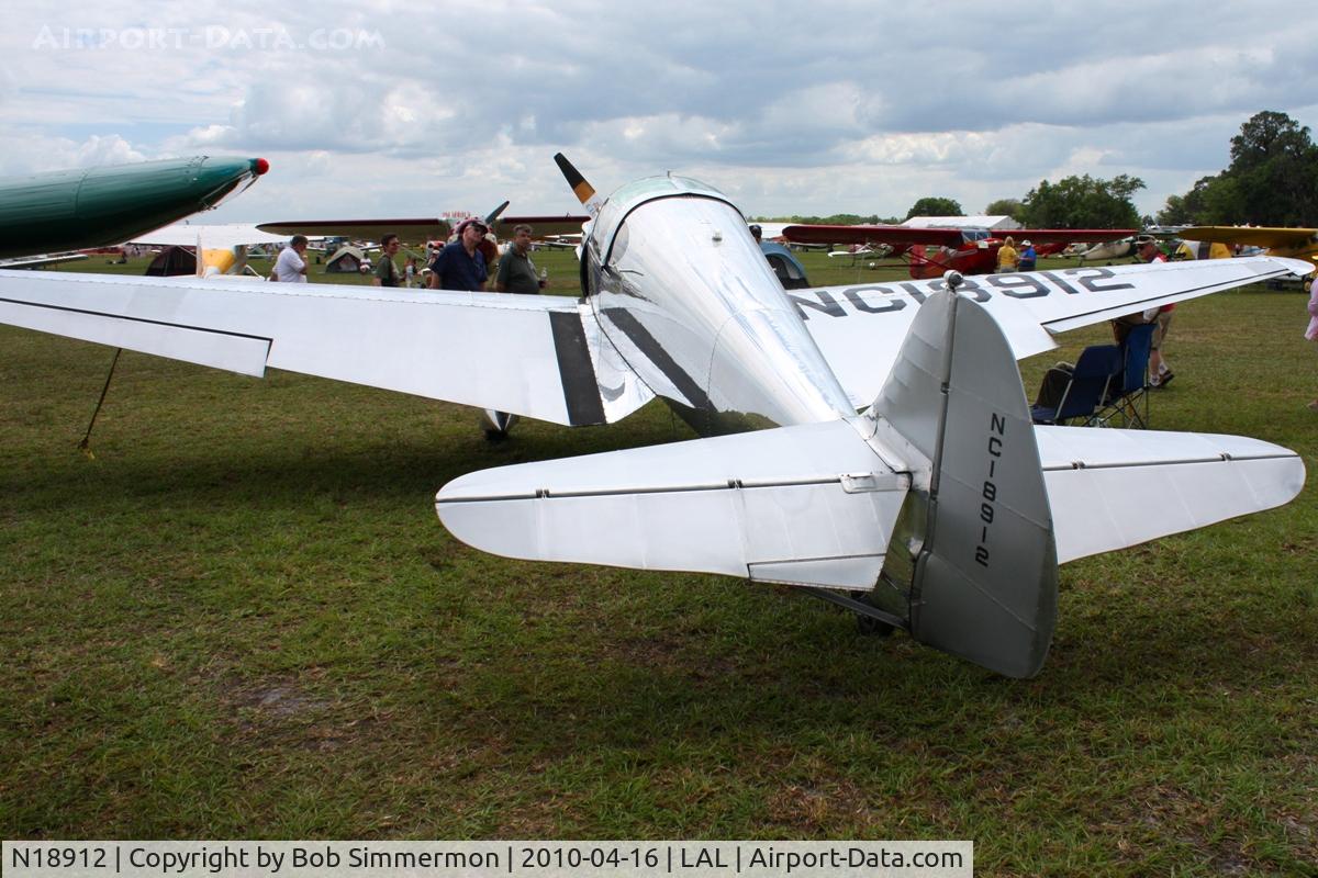 N18912, 1938 Ryan Aeronautical SCW-145 C/N 206, Sun N Fun 2010