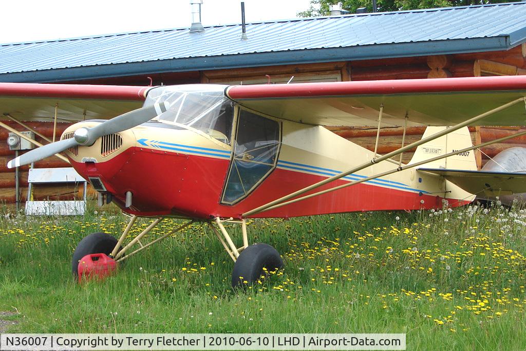 N36007, 1941 Taylorcraft BF12-65 C/N 2972, 1941 Taylorcraft BF12-65, c/n: 2972 at Lake Hood