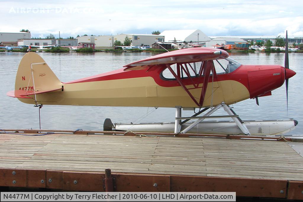 N4477M, Piper PA-12 Super Cruiser C/N 12-3087, Piper PA-12, c/n: 12-3087 on Lake Hood