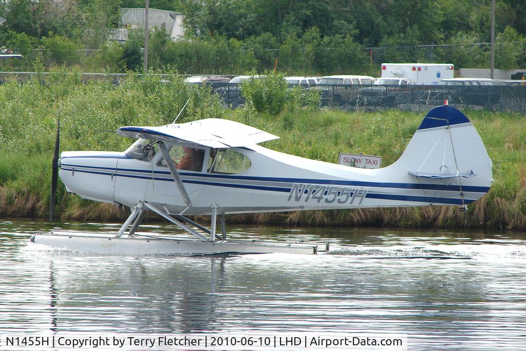 N1455H, 1949 Aeronca 15AC Sedan C/N 15AC-525, 1949 Aeronca 15AC, c/n: 15AC-525 on Lake Hood