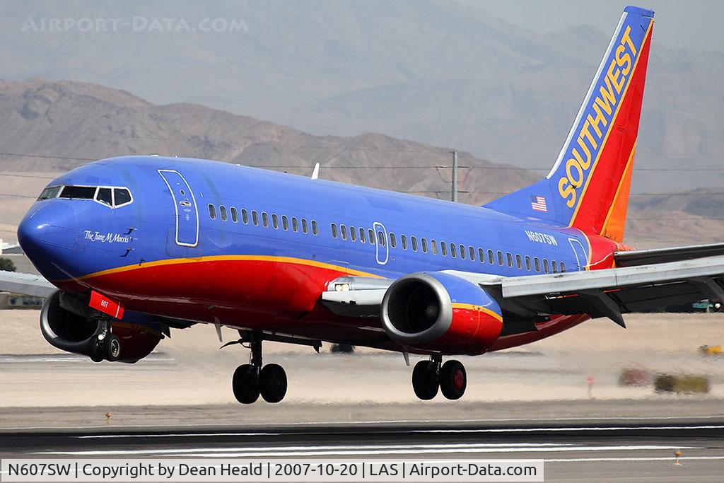 N607SW, 1995 Boeing 737-3H4 C/N 27927, Southwest Airlines 