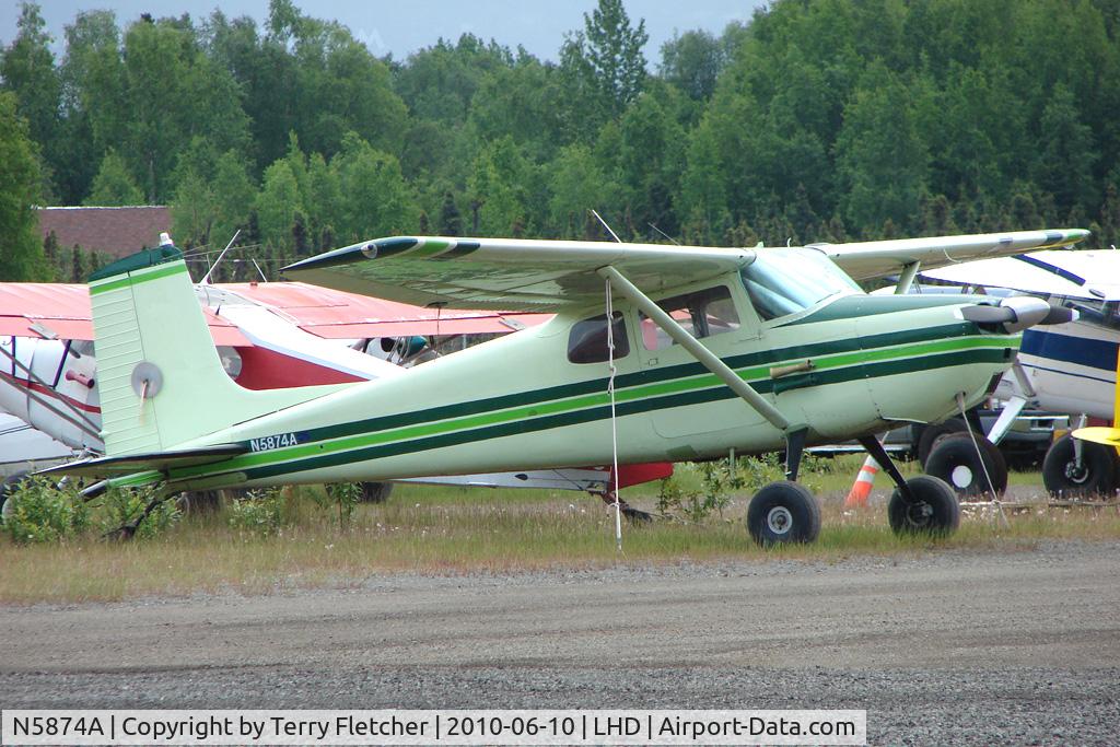 N5874A, 1956 Cessna 172 C/N 28474, 1956 Cessna 172, c/n: 28474 at Lake Hood
