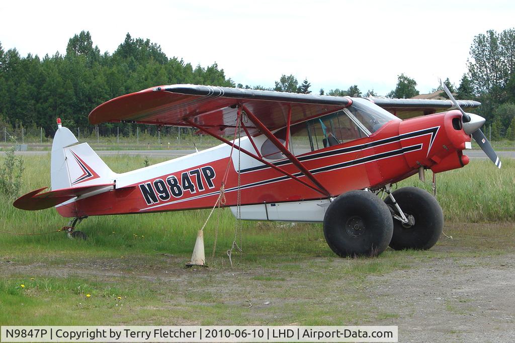 N9847P, 1976 Piper PA-18-150 Super Cub C/N 18-7609037, 1976 Piper PA-18-150, c/n: 18-7609037 at Lake Hood