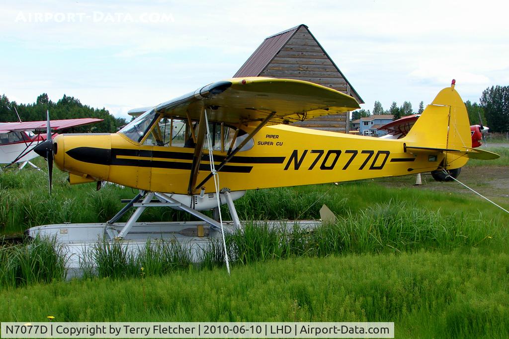 N7077D, 1957 Piper PA-18-150 Super Cub C/N 18-5562, 1957 Piper PA-18-150, c/n: 18-5562 on Lake Hood