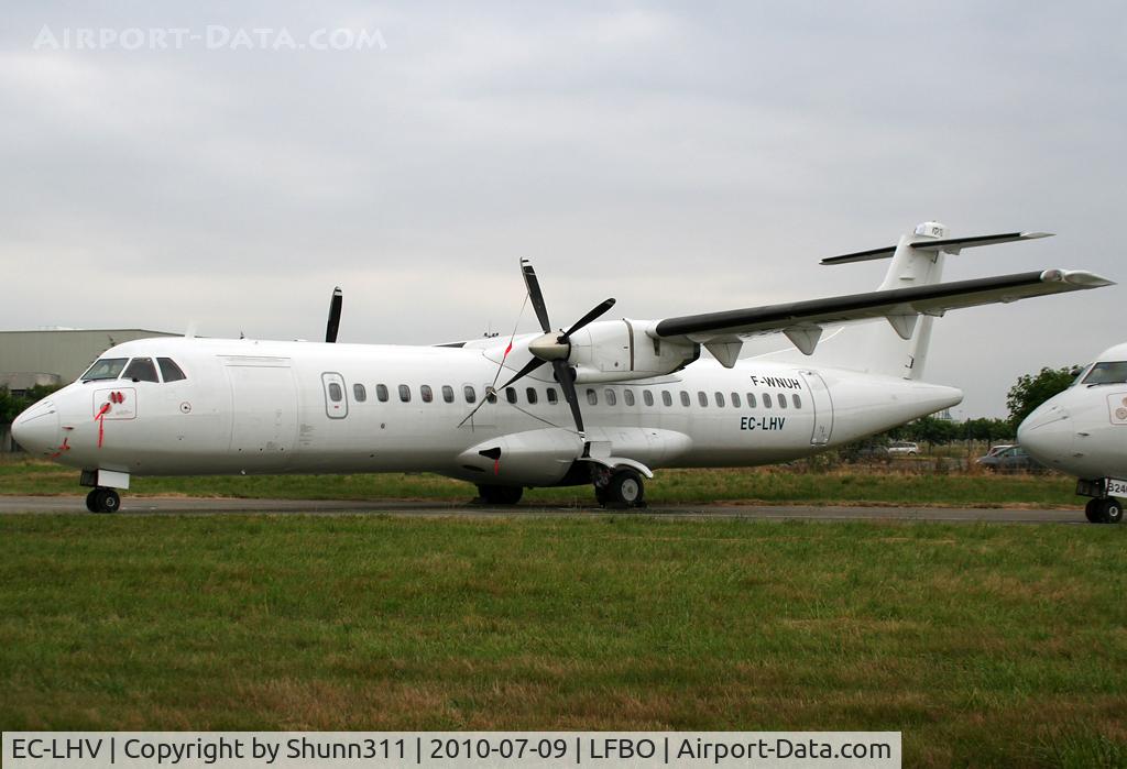 EC-LHV, 1994 ATR 72-202 C/N 416, Dual registration with F-WNUH... For Swiftair ?