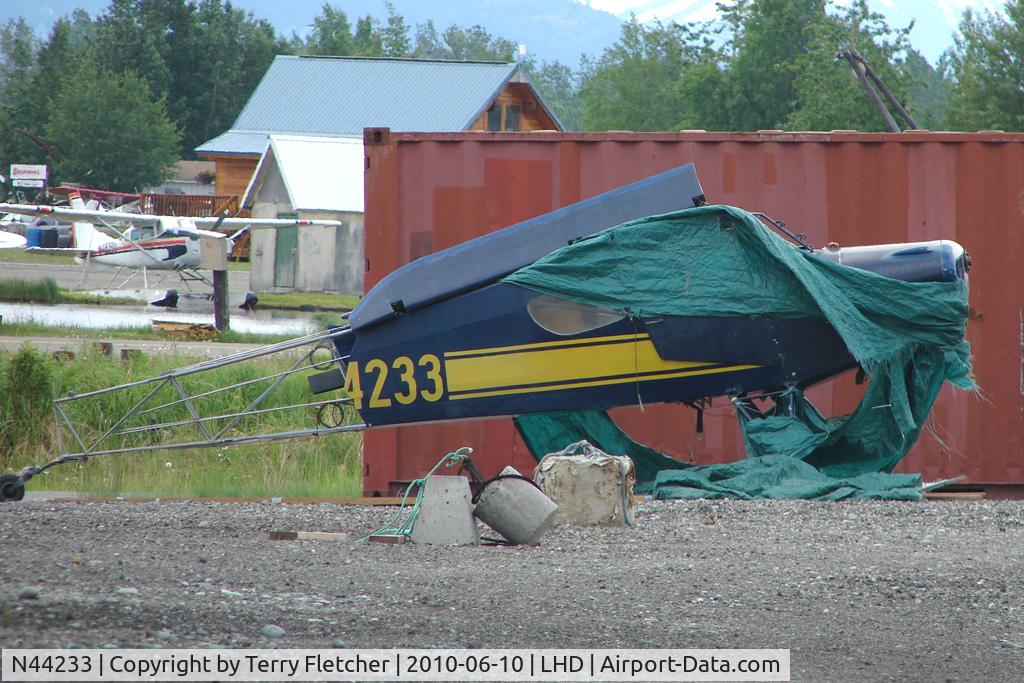 N44233, 1946 Taylorcraft BC12-D C/N 10033, Remains of 1946 Taylorcraft BC12-D, c/n: 10033 at Lake Hood