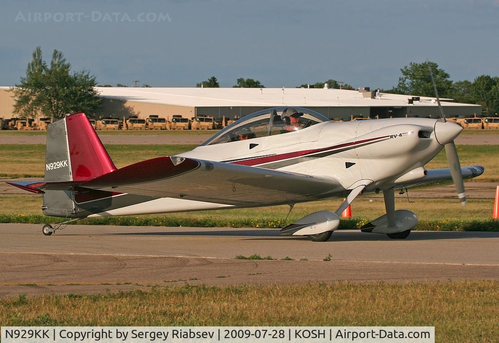 N929KK, 2002 Vans RV-4 C/N 1195, EAA AirVenture 2009