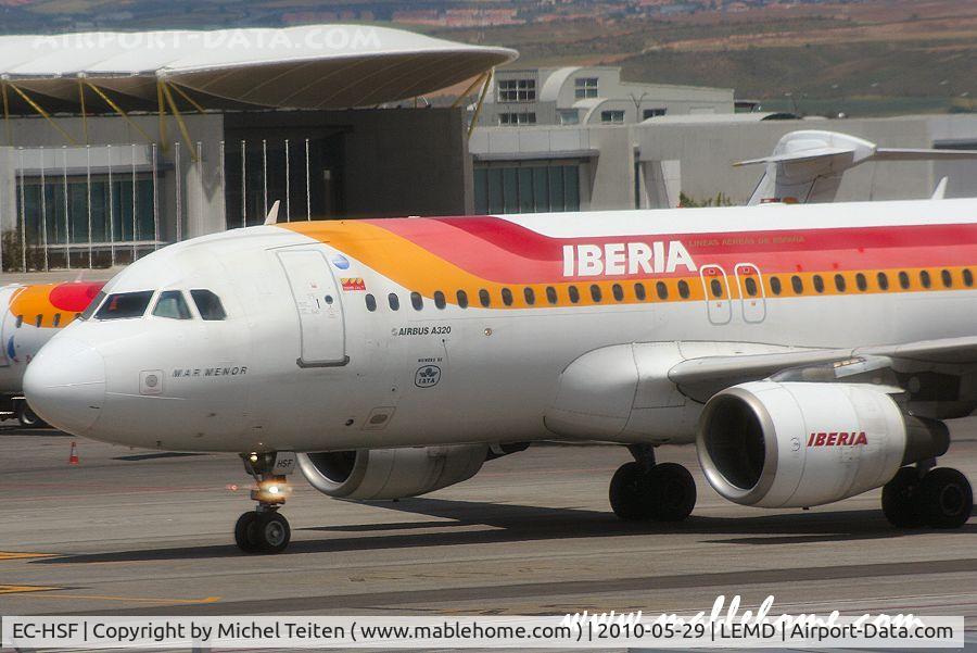 EC-HSF, 2000 Airbus A320-214 C/N 1255, Iberia