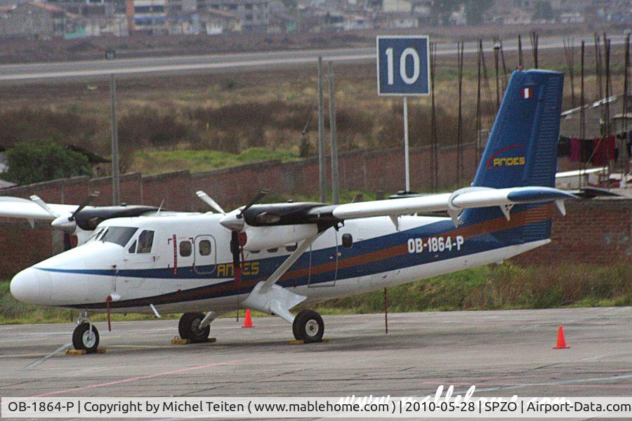 OB-1864-P, 1970 De Havilland Canada DHC-6-300 Twin Otter C/N 282, Andes