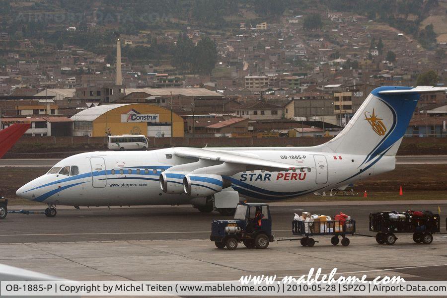 OB-1885-P, 1987 British Aerospace BAe.146-200A C/N E2087, StarPeru