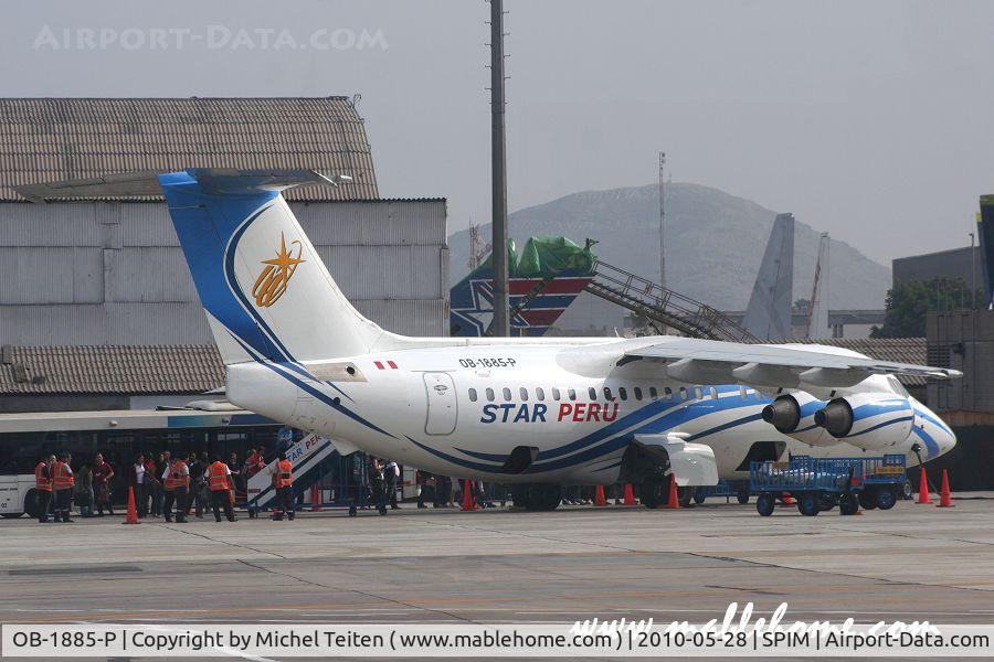 OB-1885-P, 1987 British Aerospace BAe.146-200A C/N E2087, StarPeru