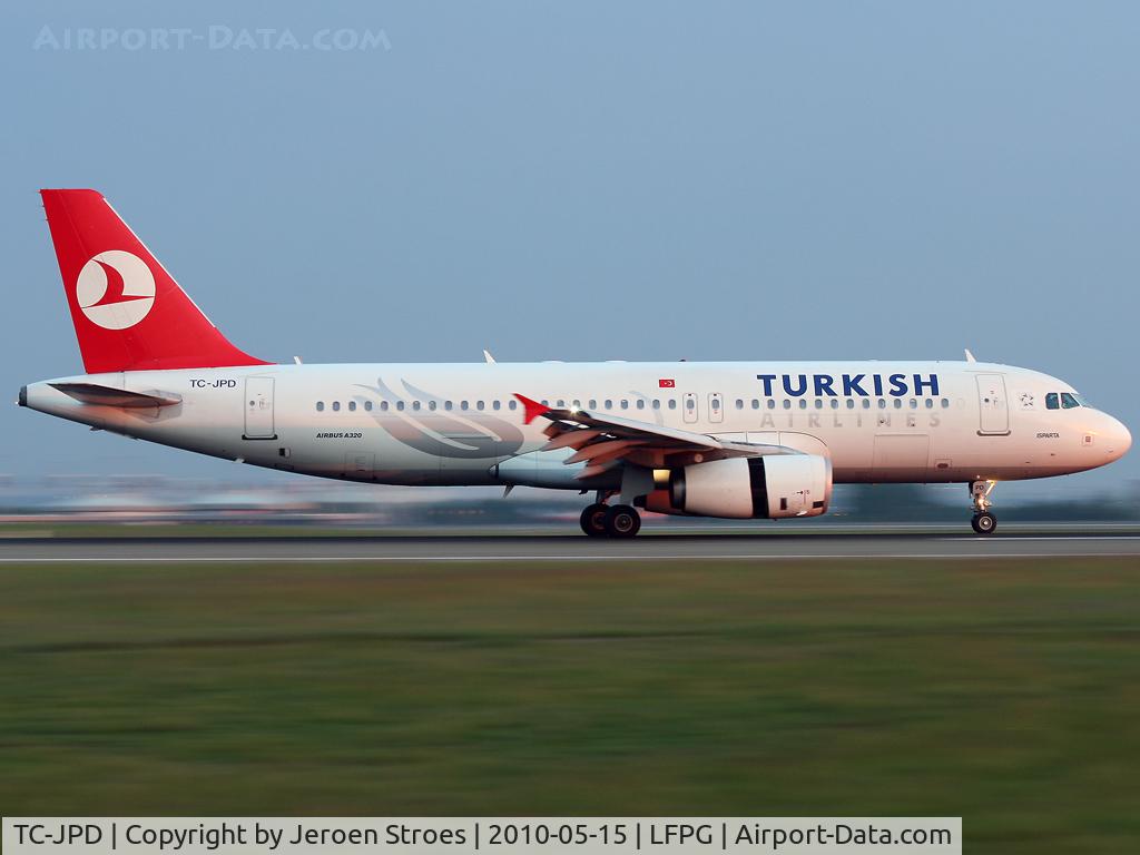 TC-JPD, 2006 Airbus A320-232 C/N 2934, panning shot