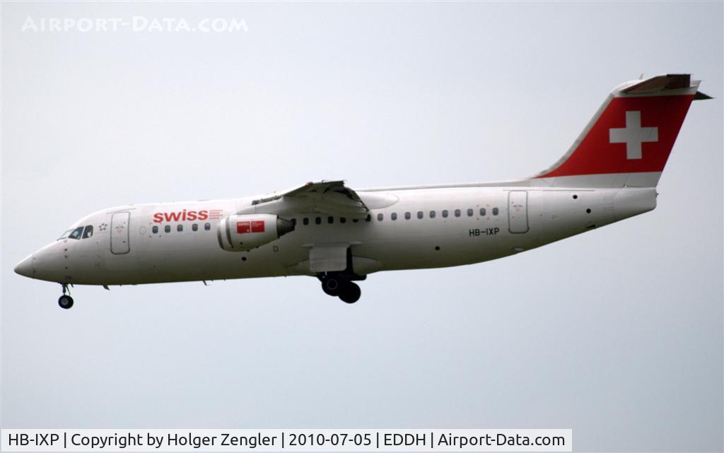 HB-IXP, 1996 British Aerospace Avro 146-RJ100 C/N E3283, Your link to the swiss mountains.....
