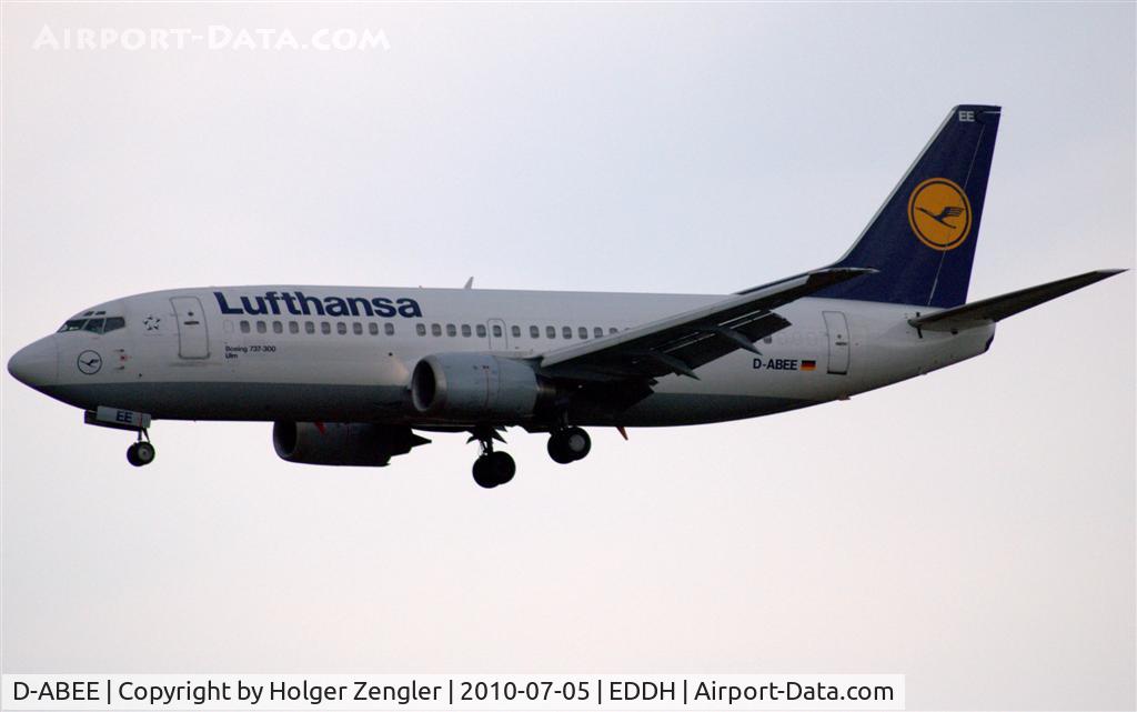 D-ABEE, 1991 Boeing 737-330 C/N 25216, The south-north shuttle from Munich