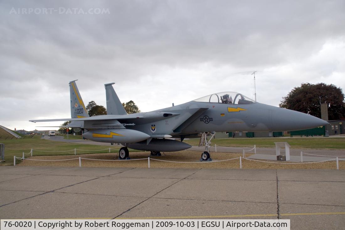 76-0020, 1976 McDonnell Douglas F-15A Eagle C/N 0199/A172, McDonnell Douglas F-15A Eagle.Preserved outside AAM.TAC.5 th F.I.S.