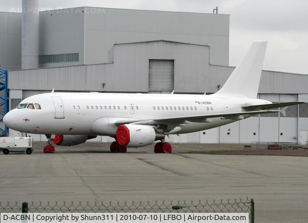 D-ACBN, 2008 Airbus A319-115CJ C/N 3243, Parked at the ACJC area...