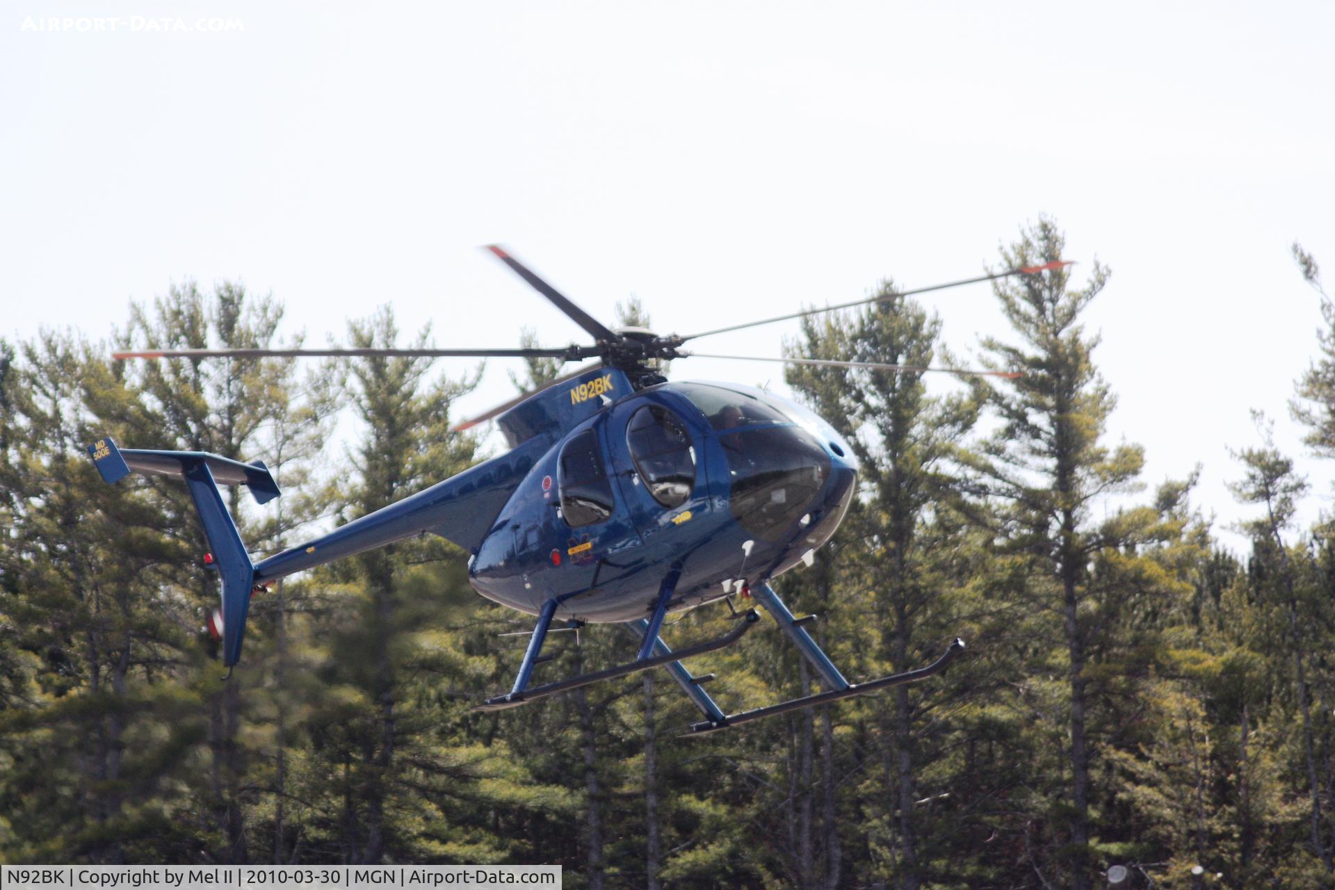 N92BK, 2007 MD Helicopters 369E C/N 0572E, Landing RWY 28
